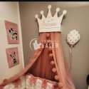 Princess Bed Crown Canopy - Nursery Wall Decor Laser Cut File
