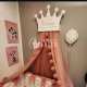 Princess Bed Crown Canopy - Nursery Wall Decor Laser Cut File