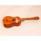 Guitarra de madera rock juguete musical vector corte láser