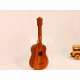 Guitarra de madera rock juguete musical vector corte láser