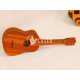 Guitarra de madera rock juguete musical vector corte láser