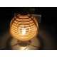 Spherical Globe Lamp - Geometric Wood Laser Cut Design