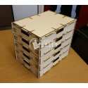 Stackable Storage Boxes - Modular Organizer Laser Cut Plan
