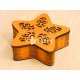 Star Shaped Box with Lid - Wooden Star Laser Cut Template