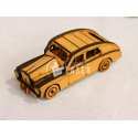 Rompecabezas 3D auto clásico vintage juguete madera láser