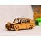 Rompecabezas 3D auto clásico vintage juguete madera láser