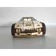VW Golf Toy Car - Wooden Vehicle Model Laser Cut Vector