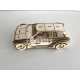 VW Golf Toy Car - Wooden Vehicle Model Laser Cut Vector