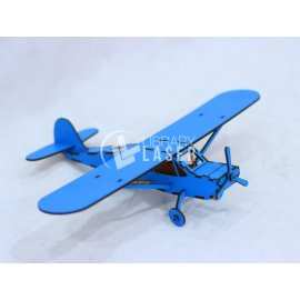 Avión de juguete de madera infantil vector corte láser