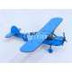 Wooden Airplane Toy - Kids Aviation Model Laser Cut Vector