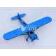 Wooden Airplane Toy - Kids Aviation Model Laser Cut Vector