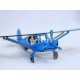 Avión de juguete de madera infantil vector corte láser