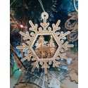 Christmas Deer & Snowflakes - Tree Ornaments Laser Cut Files