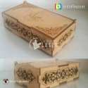 Engraved Box with Lid - Decorative Wooden Laser Cut Template