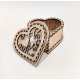 Caja de madera corazón con tapa regalo archivo corte láser
