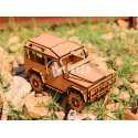 Rompecabezas 3D Jeep Land Rover 4x4 juguete madera láser