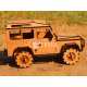 Rompecabezas 3D Jeep Land Rover 4x4 juguete madera láser
