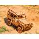 Rompecabezas 3D Jeep Land Rover 4x4 juguete madera láser