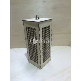 Night Light Shadow Box - Decorative Wood Lamp Laser Cut File