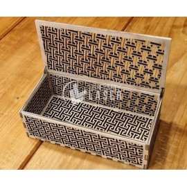 Wagara Japanese Pattern Box - Kojitsunagi Laser Cut Design