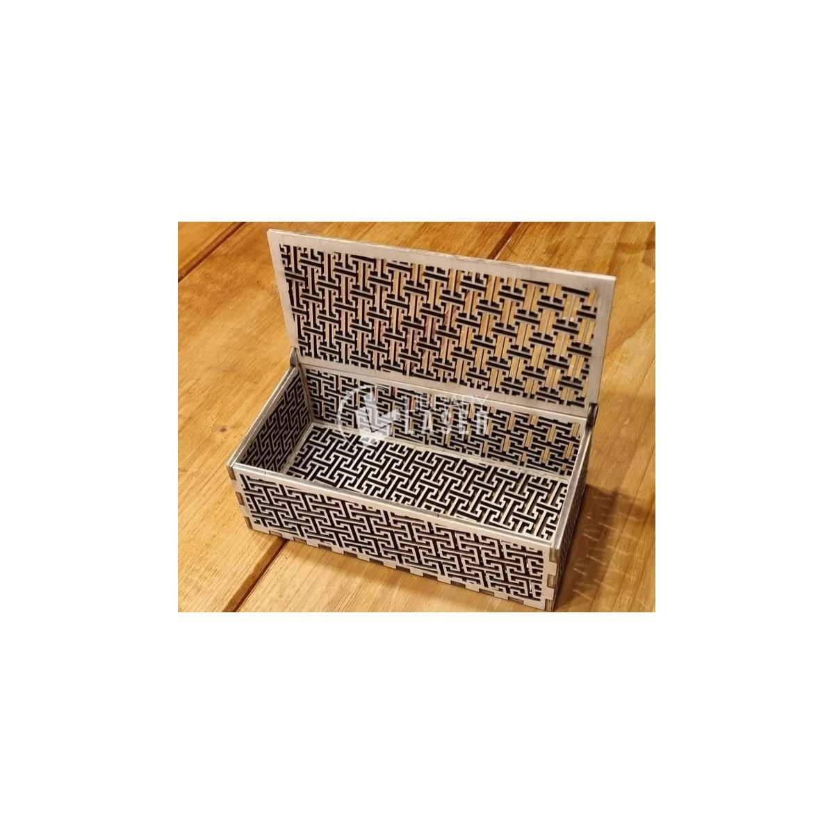 Wagara Japanese Pattern Box - Kojitsunagi Laser Cut Design