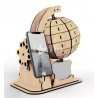 World Globe Phone Holder - Travel Theme Laser Cut Desk Stand