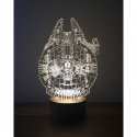 Millennium Falcon 3D Lamp - Star Wars Acrylic Laser Cut File