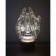 Millennium Falcon 3D Lamp - Star Wars Acrylic Laser Cut File