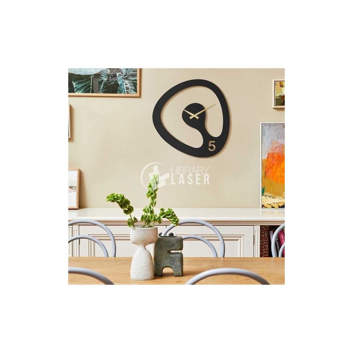 Elegant Wall Clock Modern Minimalist Design