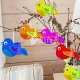 Wooden 3d Birds For Kids Arts And Crafts Wind Chimes