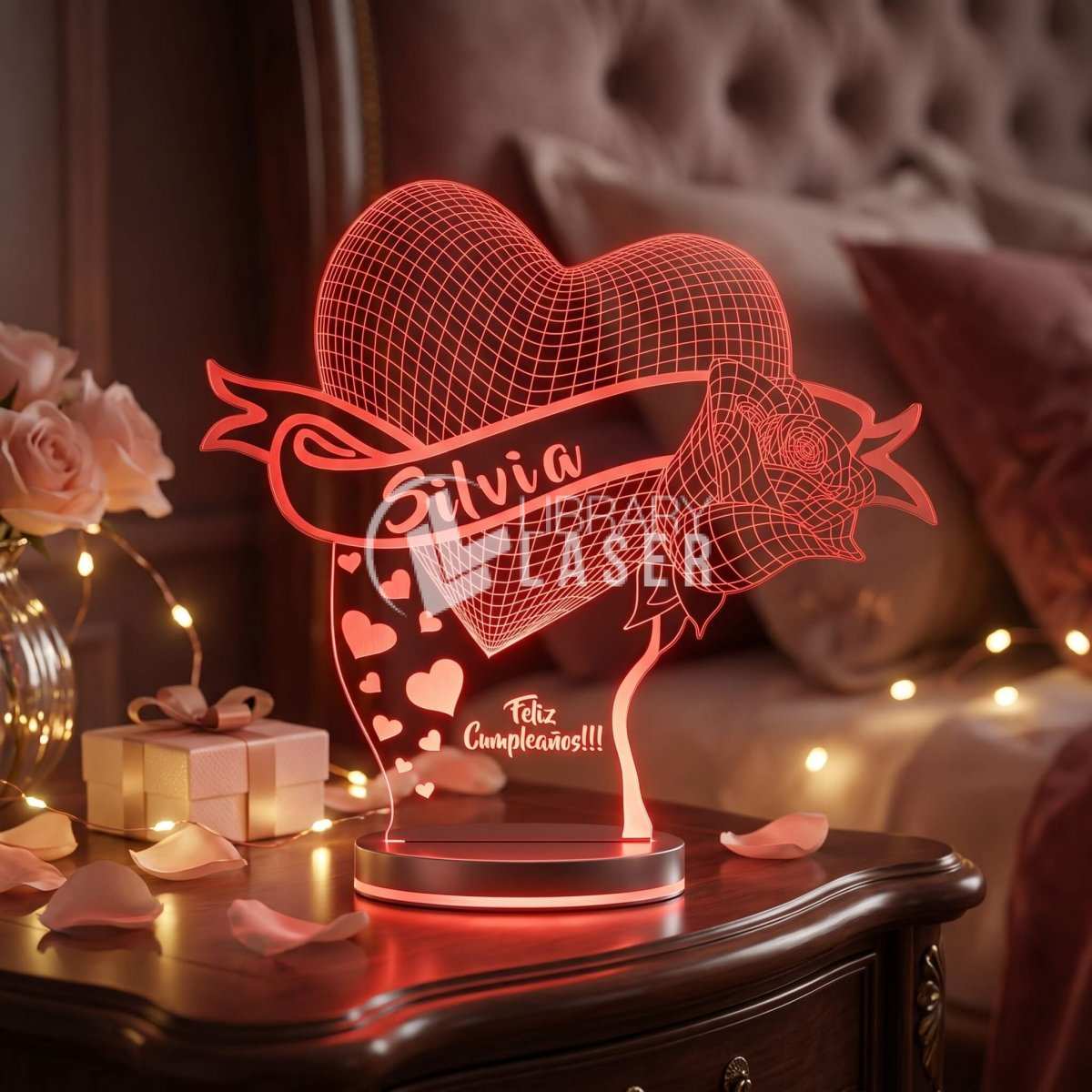 Lámpara corazón