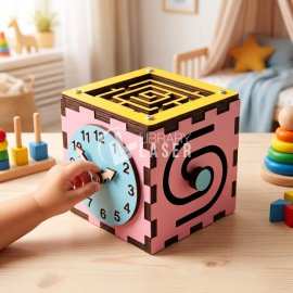 Educational toy with different activities