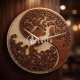 Yin yang clock