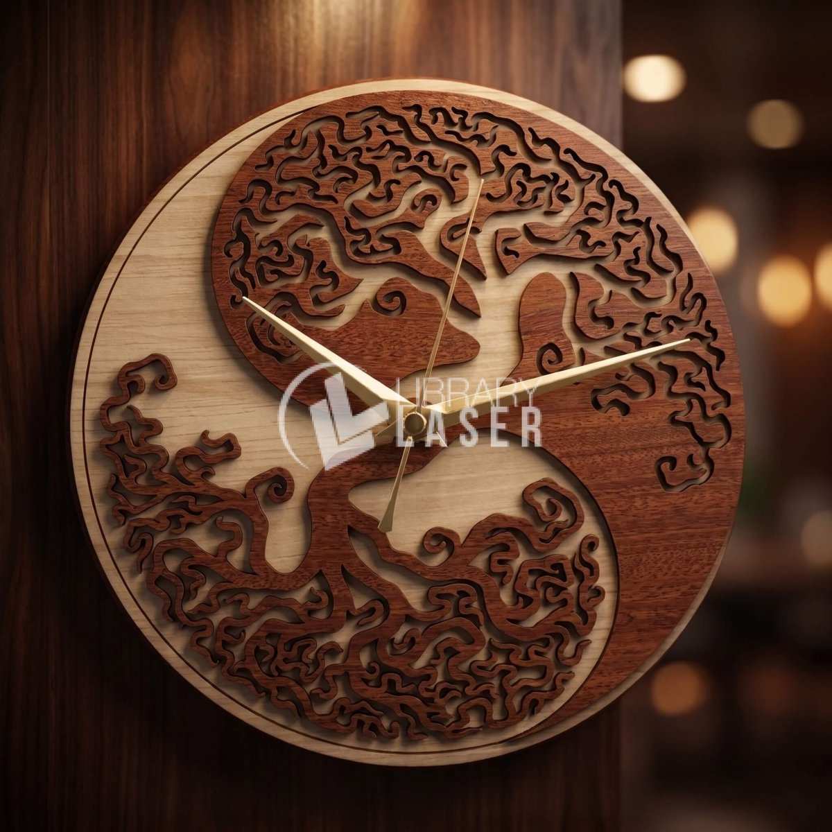 Yin yang clock