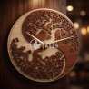 Yin yang clock