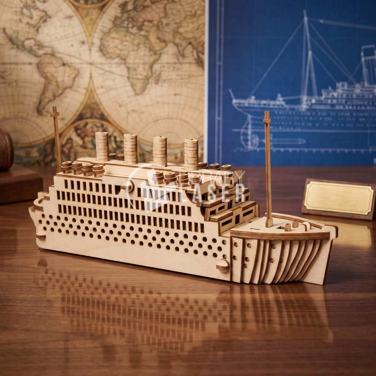 Diseño Navio Titanic 3D