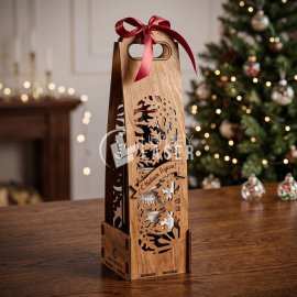 Botella de navidad