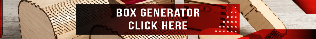 Free Laser-Cut Box Generator: finger-joint, flexible, heart-shaped boxes and more. 3D preview and SVG & DXF download.